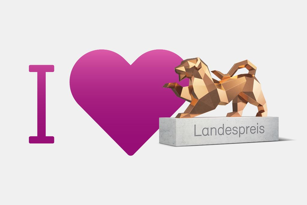 I love Landespreis Motiv